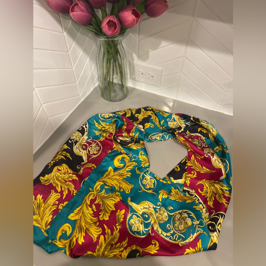 Vintage Talbolts 100 Silk Scarf
